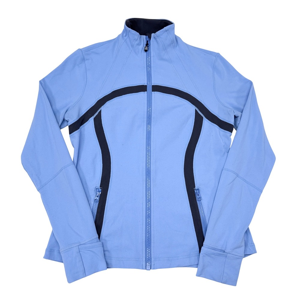 Lululemon Define Jacket Pullover Womens Size 12 Blue Athleisure Active Running